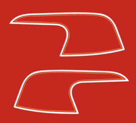 stickerset honda cb350f
