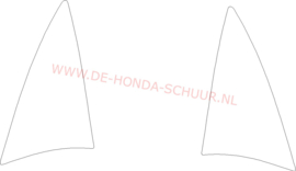 kuip sticker honda nsr 50 eerste type blauw