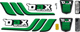 Set stickers Honda DAX ST CT Old school Zwart/GROEN