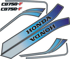 honda cb750f zilver grijs