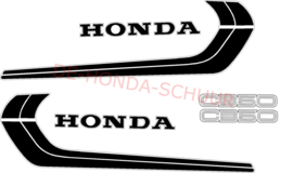 stickerset honda cb50 (groen)