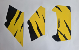 sticker set geel Honda mt5