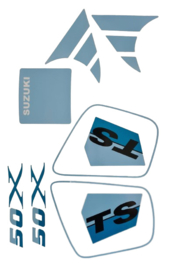 Suzuki TS50X & TS80X Decal Kit