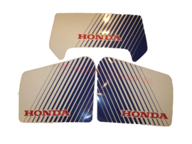 kap sticker honda wit blauw