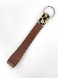 Sleutelhanger Choco Brown cheetah