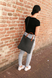 City Shopper korte hengels en schouderband Blauw