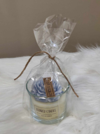 Flower candle
