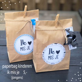 Giftbag ik mis je kinderen