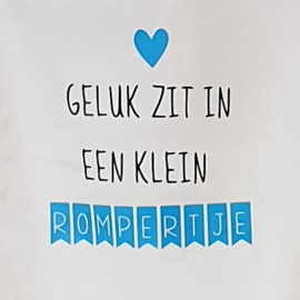 Geluk zit in een klein rompertje