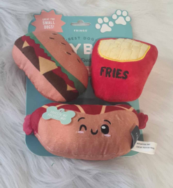 fast food set kleine hond