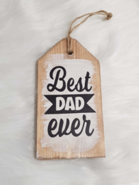 Stoere houten deurhanger