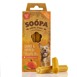 Soopa dental sticks wortel/pompoen