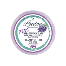 Shampoo Bar Lavendel van Loulou inclusief bewaarblikje