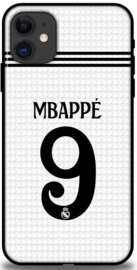 Mbappé Real Madrid iPhone 11 telefoonhoesje backcover wit