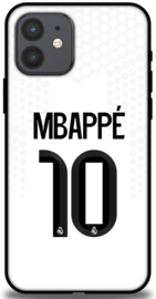 Mbappé 10 Real Madrid iPhone 12 telefoonhoesje Backcover Wit