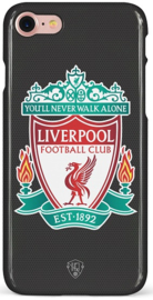 Liverpool logo hoesje zwart iPhone 6 / 6s softcase