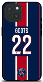 PSG Godts rugnummer 22 telefoonhoesje voor Apple iPhone 15