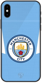 Manchester City hoesje iPhone Xs softcase TPU