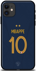 Mbappé Frankrijk hoesje Apple iPhone 11 backcover softcase