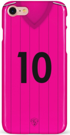 Roze shirt voetbal hoesje iPhone softcase