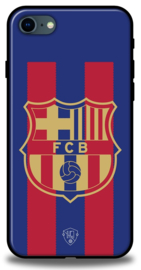 FC Barcelona clublogo hoesje iPhone 8 backcover softcase blauw rood