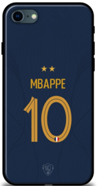 Mbappé Frankrijk hoesje Apple iPhone 8 backcover softcase