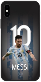 Messi Argentinië hoesje iPhone Xs backcover softcase