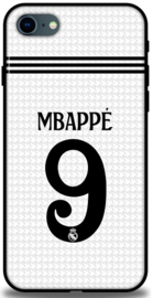 Mbappé Real Madrid iPhone 8 telefoonhoesje backcover wit