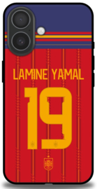 Lamine Yamal Spanje telefoonhoesje Apple iPhone 16 backcover softcase