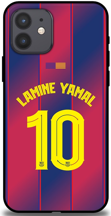 Lamine Yamal 10 FC Barcelona hoesje Apple iPhone 12 Backcover