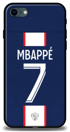 Mbappé PSG hoesje iPhone 8 backcover softcase