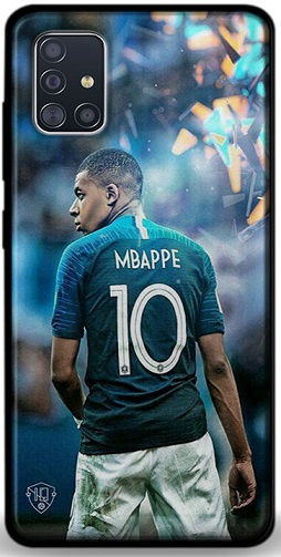 Mbappe hoesje Galaxy A51 softcase | Samsung Galaxy A51 voetbal hoesjes voetbalhoesjes