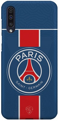 engel Telemacos trechter PSG telefoonhoesje Samsung Galaxy A50 backcover softcase | Samsung Galaxy  A50 voetbal hoesjes | voetbalhoesjes