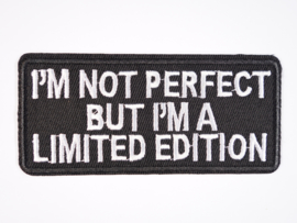 I'm not perfect, but ....., iron-on, 42x97mm
