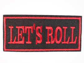 Let's Roll, Iron-on, 40x85 mm