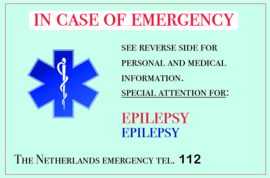 I.C.E. kaarten - medische informatie voor noodgevallen (2 sets)