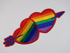 Regenboogliefde, Iron-on, 50x135 mm