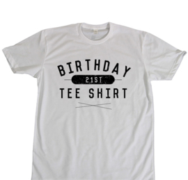 T-shirt met EIGEN OPDRUK: katoen vinyldruk