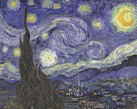 Kunst-mok Vincent van Gogh Sterrennacht