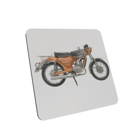 Klassieke motoren - set van 5 onderzetters