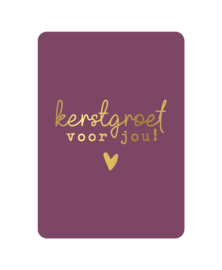 Kerstkaart | Kerstgroet voor jou!