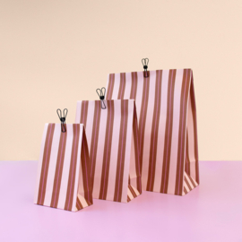 Blokbodemzak S | Strepen terra