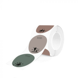 Stickers | Sinterklaas silhouette | 9 stuks