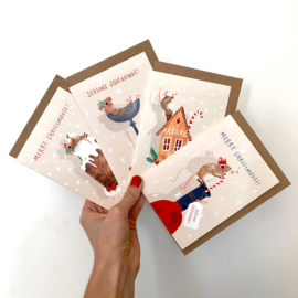 Kerstkaart | Seasons squeakings