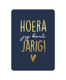 Ansichtkaart | Verjaardag | Hoera jij bent jarig!
