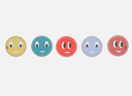 Stickers | Afbeeldingen | Smiling faces | 10 stuks
