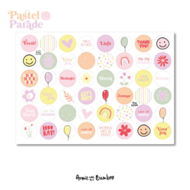 Stickervel | Pastel parade