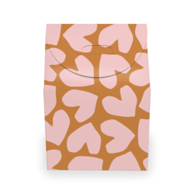 Cadeaudoosje L | XL solo hearts roest