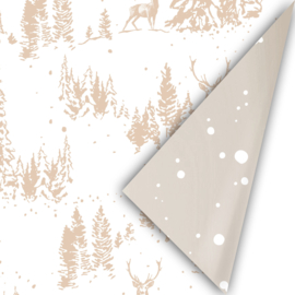 Inpakpapier | Reindeer forest | 30 cm