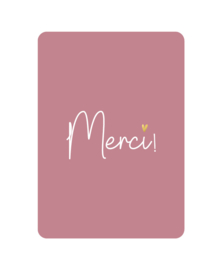 Ansichtkaart | Bedankt | Merci